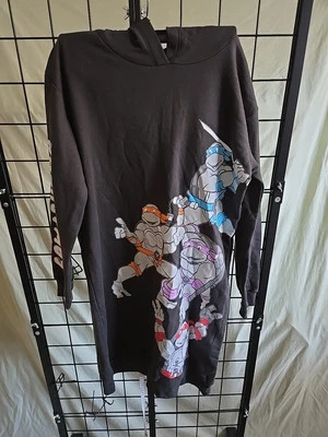 Nickelodeon Vestidos Tortuga Ninja XL Juvenil Cowabunga Sudadera con Capucha Vestido  Foto 1 de 4