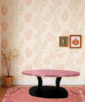 DESIGNS BY FRIDA 1/6 Scale Doll Furniture COFFEE TABLE pink For Barbie doll House 3D Printed