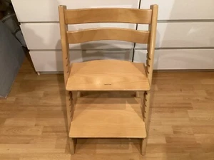 Stokke Tripp Trapp Triptrap Buche Hochstuhl Newborn fähig 3. Generation Baby Set - Bild 1 von 10