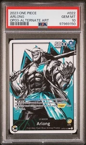 PSA 10 GEM MINT- ARLONG ALT ART LEADER OP03-022 - One Piece Pillars of Strength - Picture 1 of 2