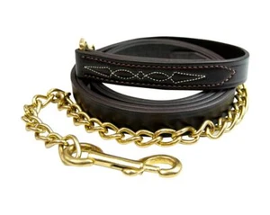 Walsh Elegante Cuero Cosido Plomo con Cadena 24" - La Habana - Imagen 1 de 1