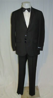 Polo Ralph Lauren Corneliani Black Custom Three Roll Two Tuxedo 42L NWT - Image 1 of 4