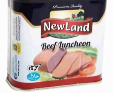 Luncheon beef halal 340gr (12 oz) new land "buy 2 get 1 free"
