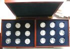 St.Helena & Ascension £5 2008 Silver Proof Coin 18pcs Set The History of The RAF