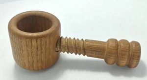 Vintage Handmade Wooden Nut Cracker Made in France - Picture 1 of 5