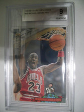 MICHAEL JORDAN 1994-95 UD Collector's Choice #402 BGS MINT 9 Bulls