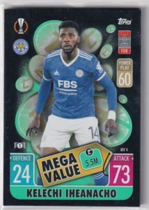 Topps Match Attax Champions League Extra 21/22 MV 4 Kelechi Iheanacho Mega Value - Picture 1 of 1