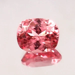 3.0 Ct Certified Cushion Natural Flawless Padparadscha Sapphire Loose Gemstone - Picture 1 of 6