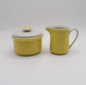 COLLEGE BY MIKASA SUGAR BOWL & CREAMER SET EC - Picture 1 of 16