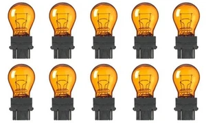 2011-2015 DODGE GRAN CARAVAN AMBER BULB 3157A 10PCS NEW TURN SIGNAL - Picture 1 of 1
