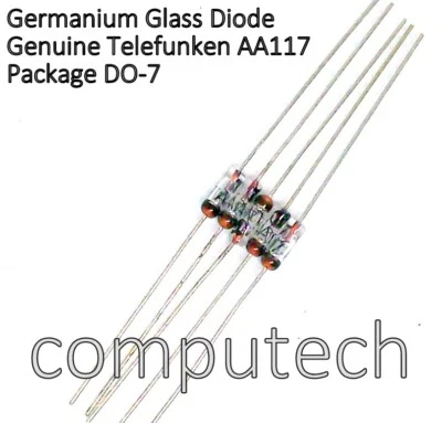 2 pezzi Diodo al Germanio AA117 equivalente OA85,AA118, AA132, AA134, OA161