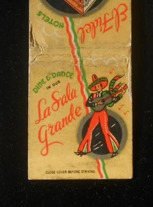 Cena y baila en nuestra Sala Grande El-Fidel Hotel Santa Fe Albuquerque década de 1940 casi nuevo - Imagen 1 de 1