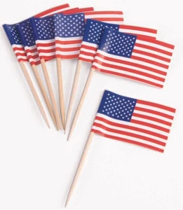 Aperitivo de fiesta con bandera patriótica, selecciones de cupcakes 100 piezas - Imagen 1 de 3