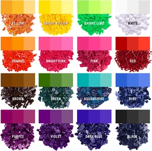 Candle Dyes for Soy Candle Making - Wax Сolor Dye Color Chips for Soy Wax - 16 P - Picture 1 of 12