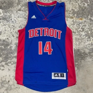 Adidas Detroit Pistons Jersey Size Small DJ Augustin - Picture 1 of 8