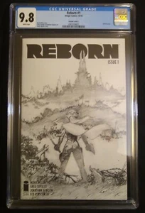 Reborn #1 Cover C 1:100 Sketch CGC 9.8 Capullo Cover Image Comics, Netflix! - Foto 1 di 5