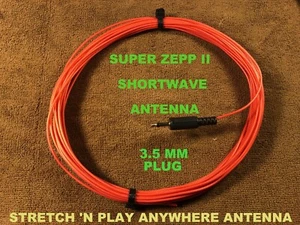 Super Zepp II Shortwave , MW & FM Antenna! Great for Grundig Sangean Realistic& - Zdjęcie 1 z 3