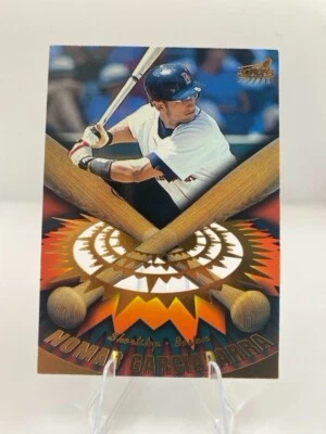 Nomar Garciaparra 1998 Aurora #5 On Deck Laser Cuts Red Sox - Image 1 of 2