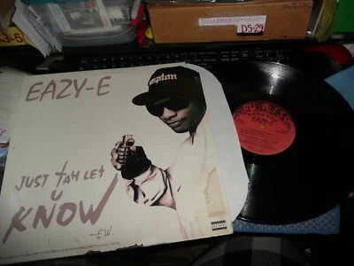 Record 12" single Rap Eazy E on Ruthless records   Just tah let You know VG++ - Image 1 of 4