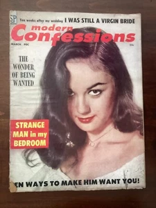 MODERN CONFESSIONS - March 1959 - "TRUE CONFESSIONS" STYLE MAG - LOVE & SCANDALS - Picture 1 of 2