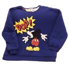Rare Mickey Disney Graphic Sweater Forever 21 Exclusive Bold Look Large Loose s3