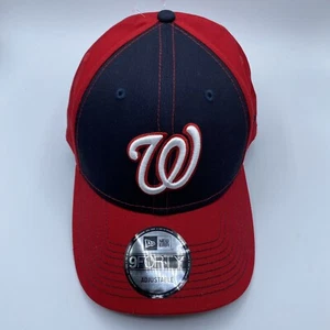 New Era 9Forty Washington Nationals Mütze Herren verstellbar navy rot NEU - Bild 1 von 5