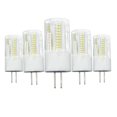 5pcs G4 G4.0 3W LED Light Bulb 66-3014 SMD AC/DC12V Ceramics Light White  #H - Image 1 of 4
