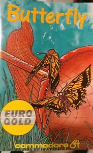Butterfly (Eurogold 1987) Commodore C64 (Box, Tape, Manual) works
