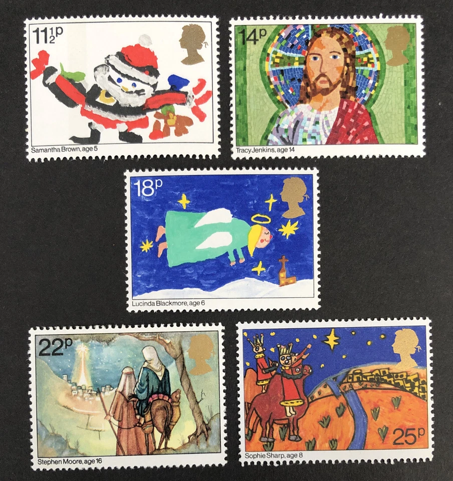 GB 1981 MNH Navidad Niños Imágenes Como Nuevo Conjunto de Estampillas Envío y devolución gratuitos Reino Unido Foto 1 de 1