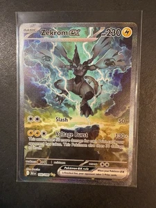 Zekrom ex 166/086 Sv: Black Bolt Holo Ultra Rare Pokemon Full Alt Art - MINT - Picture 1 of 2