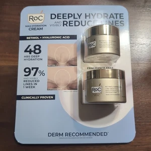 Crema hidratante RoC Retinol Correxion & Max paquete de 2 1,7 oz y 3,4 oz - Imagen 1 de 2