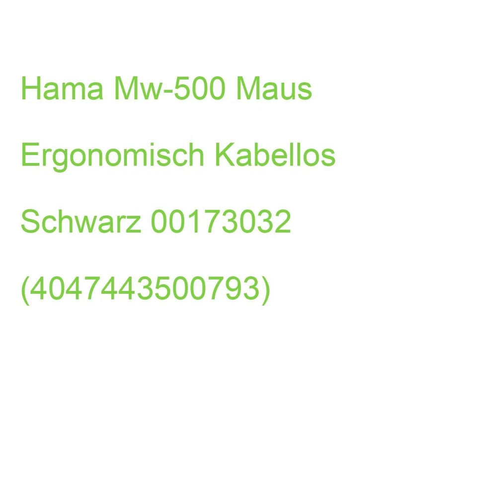 Optische Funk Maus 'MW-500 Recharge' kabellos schwarz hama 00173032 (404744350