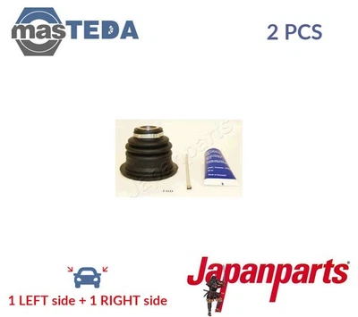 KB-100 CV JOINT BOOT KIT PAIR TRANSMISSION END FRONT LEFT JAPANPARTS 2PCS NEW - Image 1 of 4