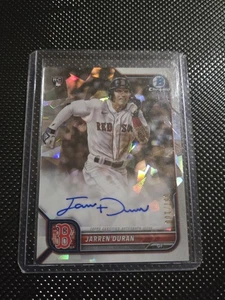 2022 Bowman - Chrome Rookie Autographs Jarren Duran #CRA-JDN Atomic Refractor... - Picture 1 of 1