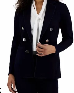 Neu mit Etikett Anne Klein Damen Blazer Jacke schwarz Polyestermischung Größe L - Bild 1 von 15