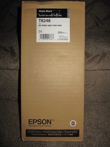 Epson T8248 Matte Black Ink Cartridge Genuine OEM SC-P9000 / 8000 / 7000 / 6000 - Picture 1 of 8