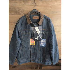 Wrangler Men's Concealed Carry Blanket Lined Denim Jacket LARGE TALL - Picture 1 of 2