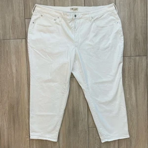 Madewell Curvy Perfect Vintage Jeans Damen 28W Weiß High Rise Crop Denim - Bild 1 von 8