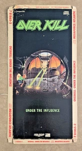 Over Kill Under The Influence Mega Force Atlantic Records 1988 cd LONGBOX ONLY - Picture 1 of 5