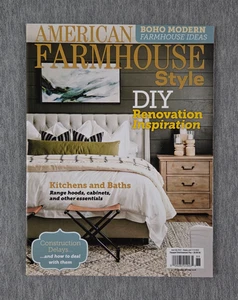 American Farmhouse Style Magazine 2022 June July DYI Renovation Inspiration NEW - Imagen 1 de 4