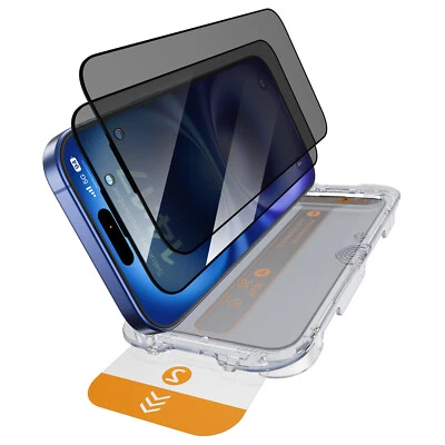 2Pack For Apple iPhone 15 Pro Max/15 pro Tempered Glass Screen Protector Privacy - Image 1 of 4