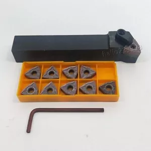 MWLNL2020K08 Lathe Turning Tool Holder + WNMG080408-MA WNMG432 Turning insert - Picture 1 of 8