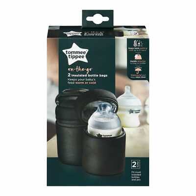 Tommee Tippee Baby Bottle Bag Insulated Closer To Nature Pack Of 2 • 14.94£
