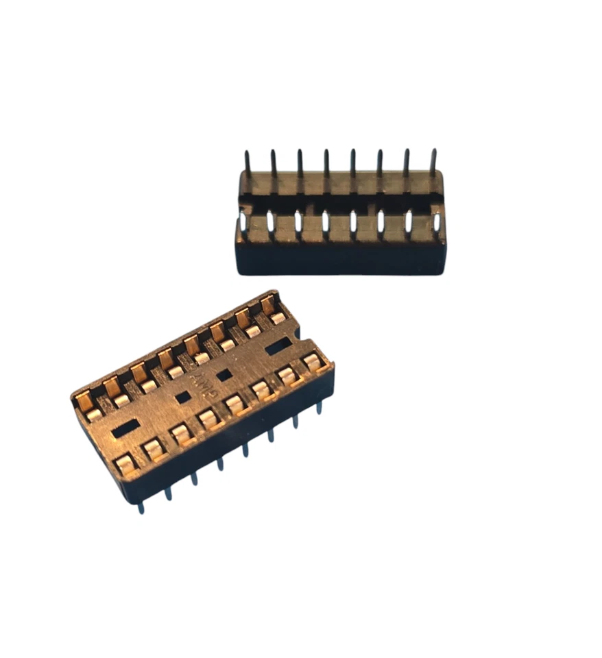 5 PIEZAS Tyco IC SOCKET 16 PINES 16 PINES PARA DIP16 16DIP DIP-16 PIEZAS ORIGINALES OEM Foto 1 de 1