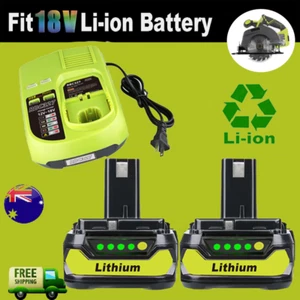 2x 18V 3.6Ah Li-Ion Battery For Ryobi One Plus P108 RB18L50 P107 5.0Ah / Charger - Picture 1 of 22