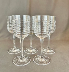 "5 copas de vino Lauren Ralph Lauren Crystal ADDISON 7 1/2"": COMO NUEVAS" - Imagen 1 de 12