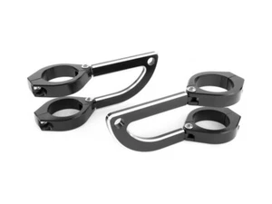 Alchemy Parts Motorcycle Headlight Brackets for 40 to 41 mm forks CNC Aluminum - Picture 1 of 10