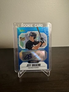 2007 Topps Finest Blue Refractor /299 Jeff Salazar #160 Rookie Auto - Picture 1 of 3