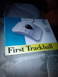 VINTAGE Logitech First Trackball Mouse 1993 NEW SEALED ultra rare 30 years old - Picture 1 of 8