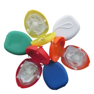 1 pieza de máscaras de RCP primeros auxilios corte escudo facial RCP más grande válvula unidireccional - Imagen 1 de 15